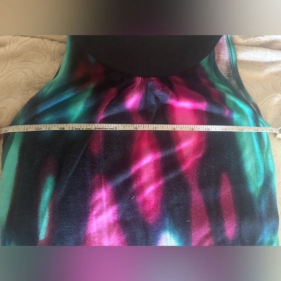 Express Dress in Rainbow Colors w/ Pockets, Sz XS Casual Summer Shift Dress - Picture 3 of 8